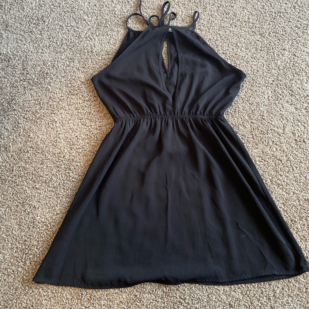 Black Summer Vacation Mini Dress 🖤 SIZE S